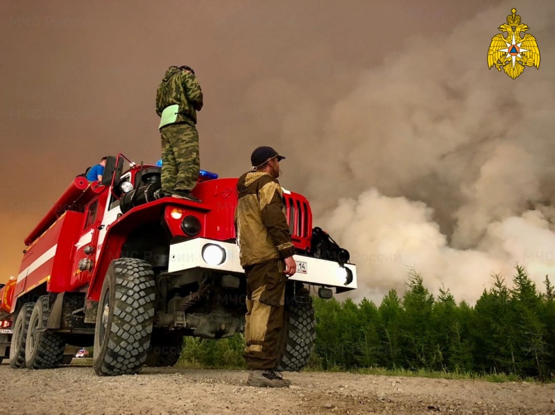 Семь лесных пожаров действует в Якутии по состоянию на 24 августа