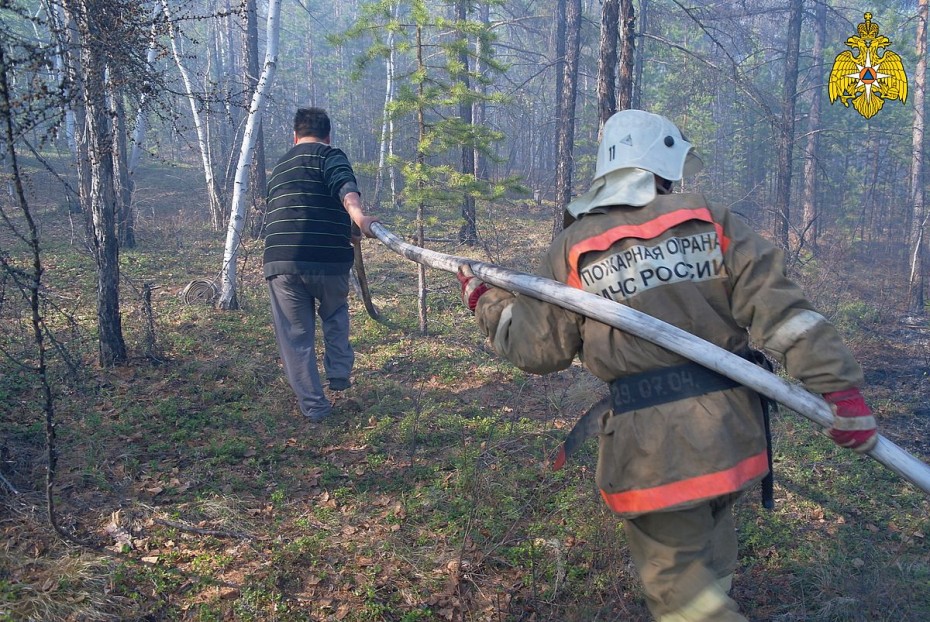 96 лесных пожаров действует в Якутии по состоянию на 1 августа