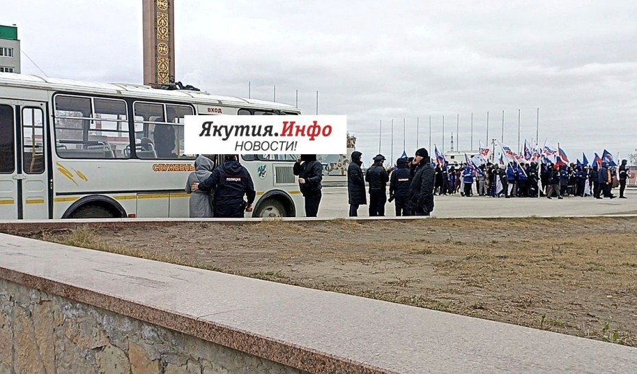 Одна задержанная и шествие «Молодой гвардии»: Очередная заявленная протестная акция в Якутске не состоялась