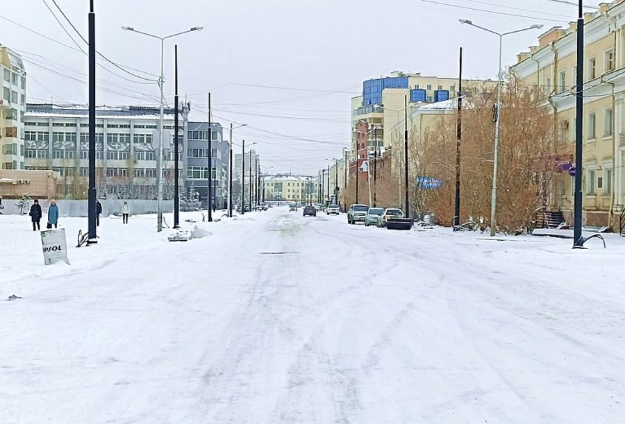 На проспекте Ленина открыли движение через перекрёстки с улицами Аммосова и Октябрьская