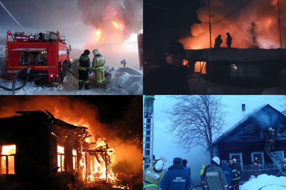 Сводка по пожарам в Якутии за 26  ноября: В Усть-Янском районе при пожаре погиб мужчина
