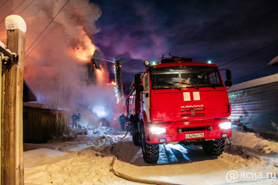 Сводка по пожарам в Якутии за 21 декабря