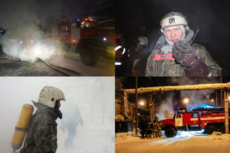 Пожары морозных дней в Якутии: Гаражи, машины и бани