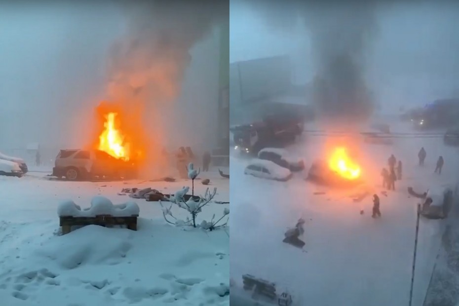 Машины, гараж и баня горели в республике 15 января