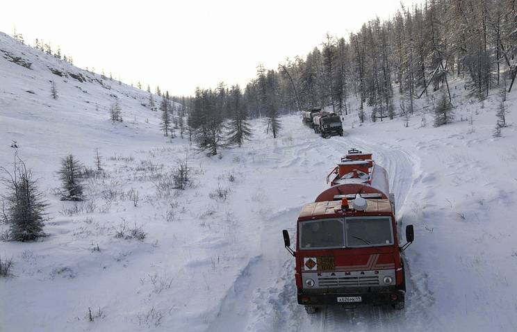 Участок дороги «Арктика» от села Андрюшкино до села Колымское открыли для транспорта массой до 10 тонн