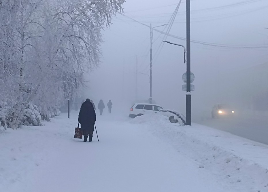 Аномальное похолодание прогнозируют в Якутске