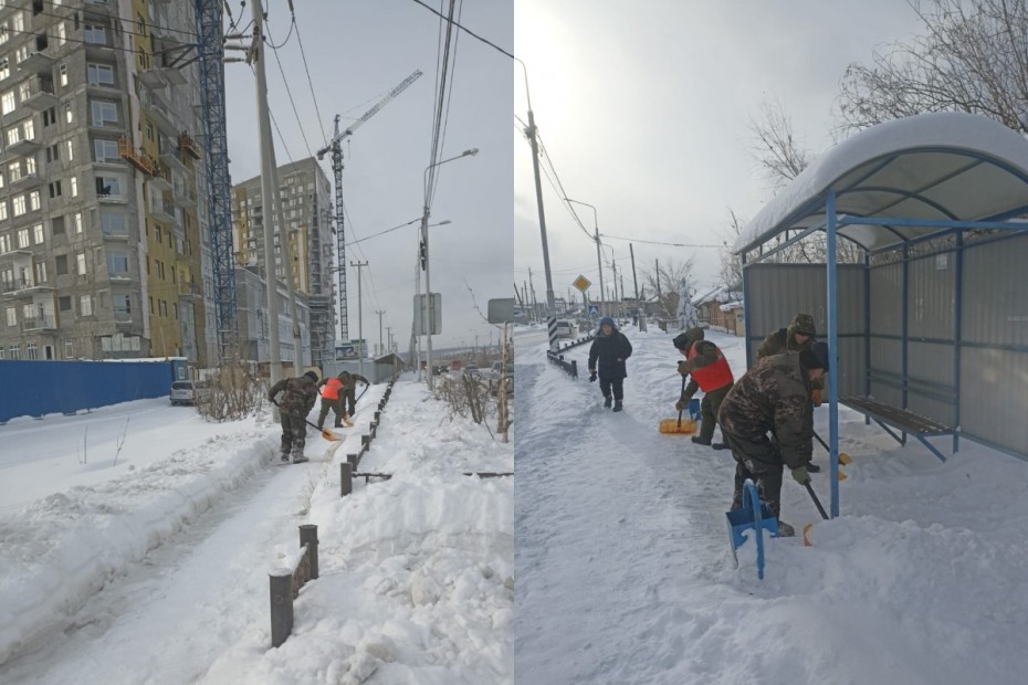 Более 6 тысяч кубометров снега вывезли в Сайсарском округе Якутска