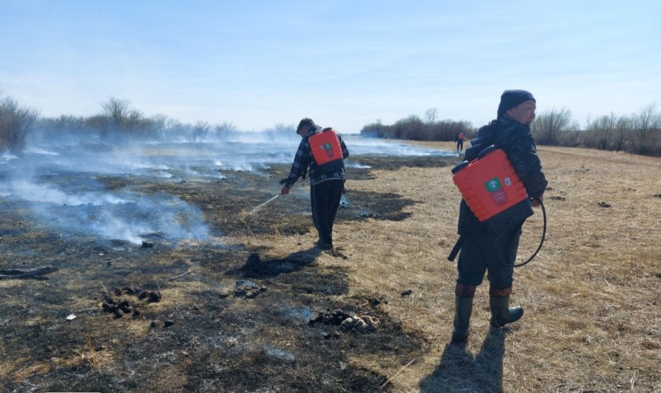 В Якутске ликвидировано 14 ландшафтных пожаров