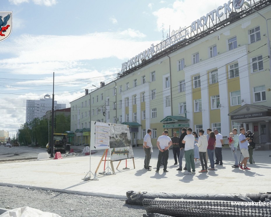 Капитальный ремонт проспекта Ленина на постоянном контроле Окружной администрации Якутска