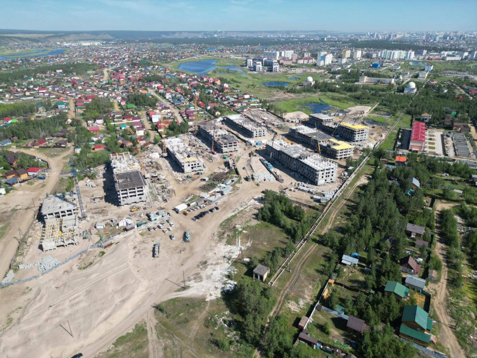 Ввод 7 домов в микрорайоне «Звездный» планируется в 2023 году в Якутске