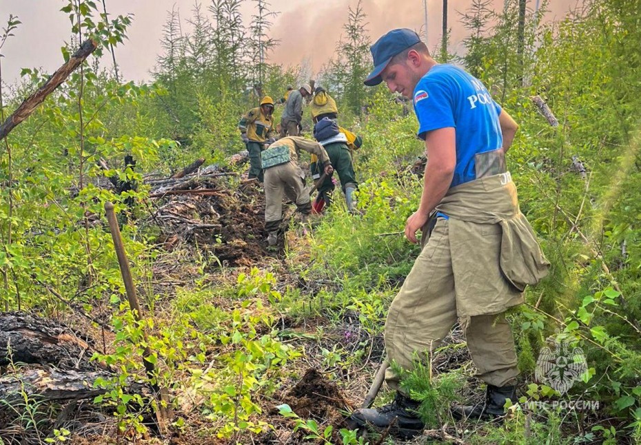 41 лесной пожар действует в Якутии по состоянию на 27 июля