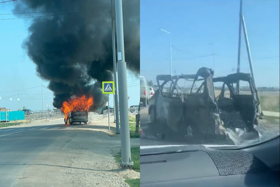 Водитель получил ожоги из-за взрыва газа в машине
