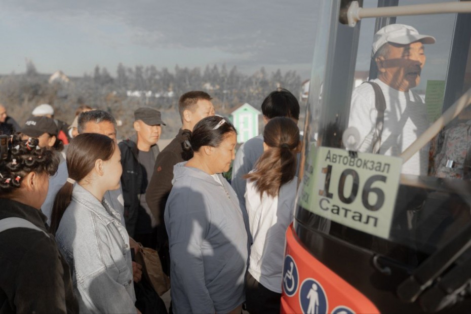 В СОНТ «Сатал» открыто движение пригородного автобусного маршрута № 106