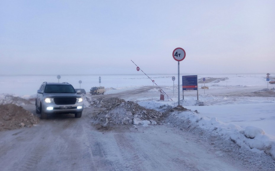 Движение по ледовому автозимнику «Якутск-Нижний Бестях» открыто досрочно