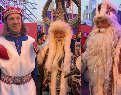 Волшебство: Из Якутска в Москву Чысхаан передал символ холода Деду Морозу и коллегам волшебникам