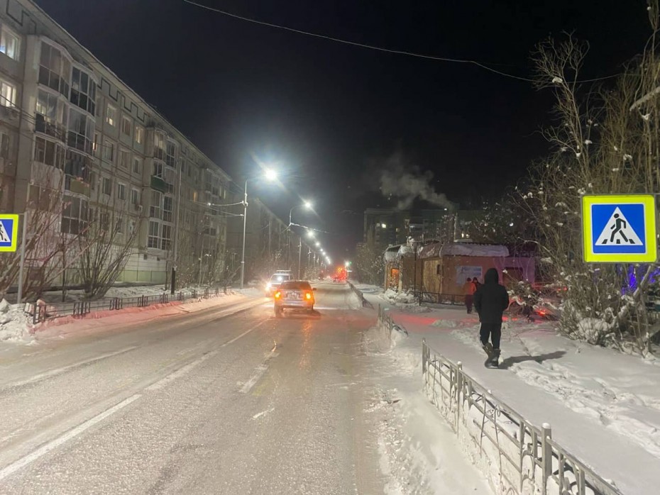 Водитель сбил 12-летнюю девочку на пешеходном переходе в Якутске