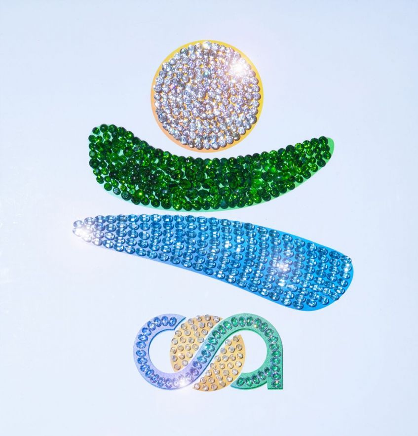 Логотип игр «Дети Азии» из натуральных камней представил  Гохран Якутии