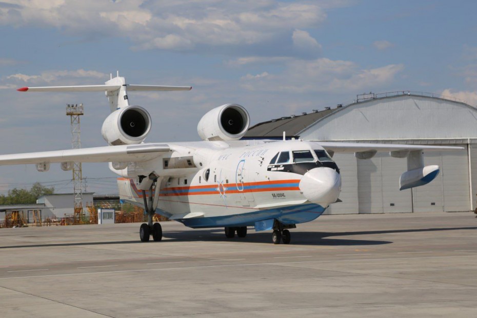В Якутию прибыл самолёт-амфибия Бе-200