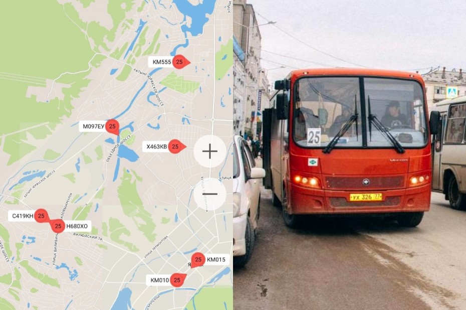 В мэрии Якутска отчитались об улучшении ситуации на автобусном маршруте №25