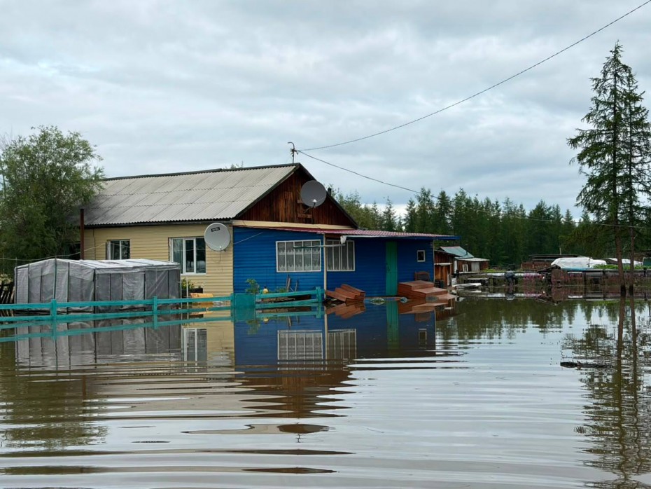 Неожиданный паводок: Поселок Сайды ушёл под воду